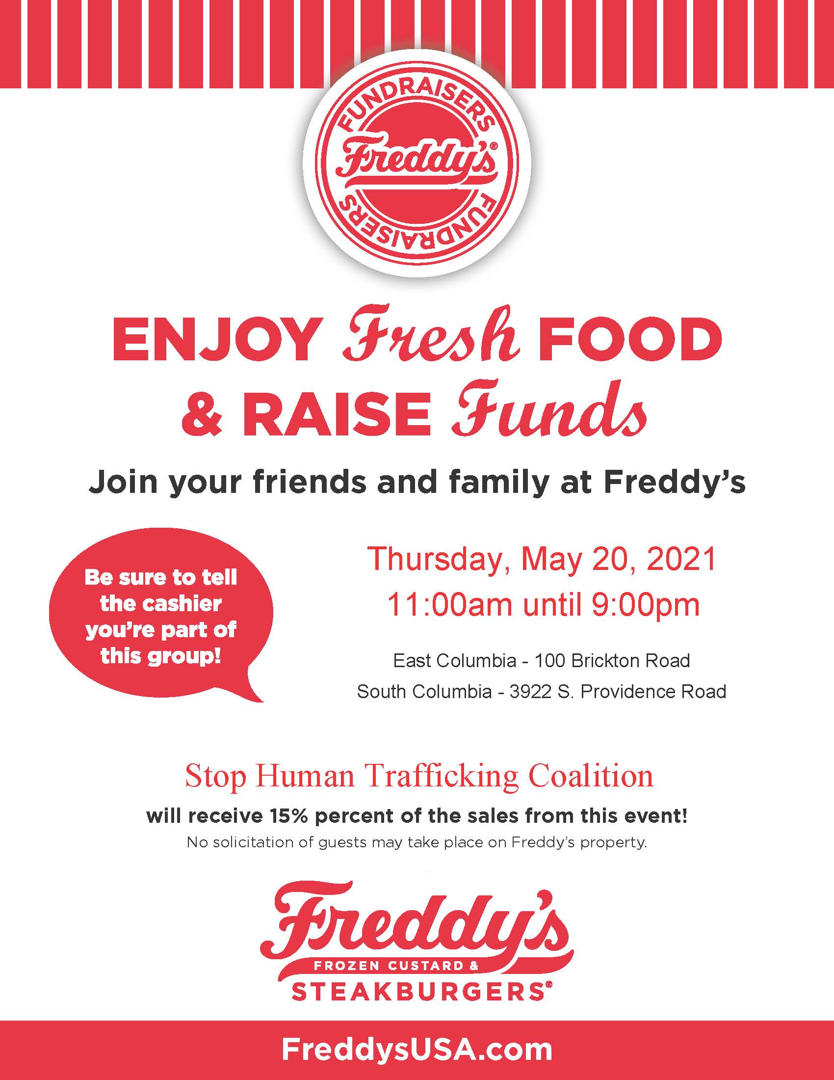 Freddy’s – Stop Human Trafficking Coalition 5-20-2021